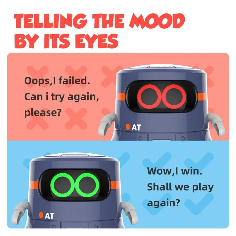 Nouveau robot interactif intelligent AI, détection tactile, message vocal, jouets électriques éducatifs pour enfants, éducation précoce