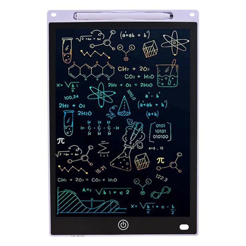 Tablette de dessin LCD Portable et réutilisable de 8.5 pouces, planche à gribouiller, écran coloré avec batterie, tablette d'écriture LCD, jouets pour tout-petits
