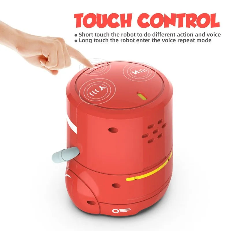 Nouveau robot interactif intelligent AI, détection tactile, message vocal, jouets électriques éducatifs pour enfants, éducation précoce