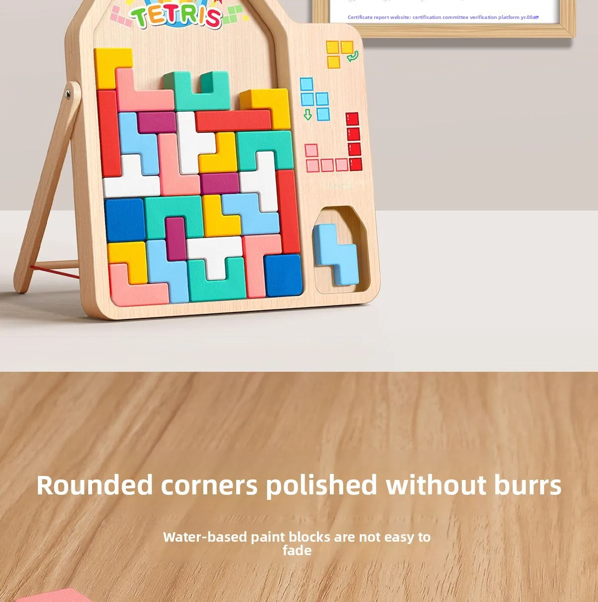 Les activités parent-enfant avec des blocs de construction Tetris développent la pensée cérébrale et entraînent les enfants à résoudre des puzzles.