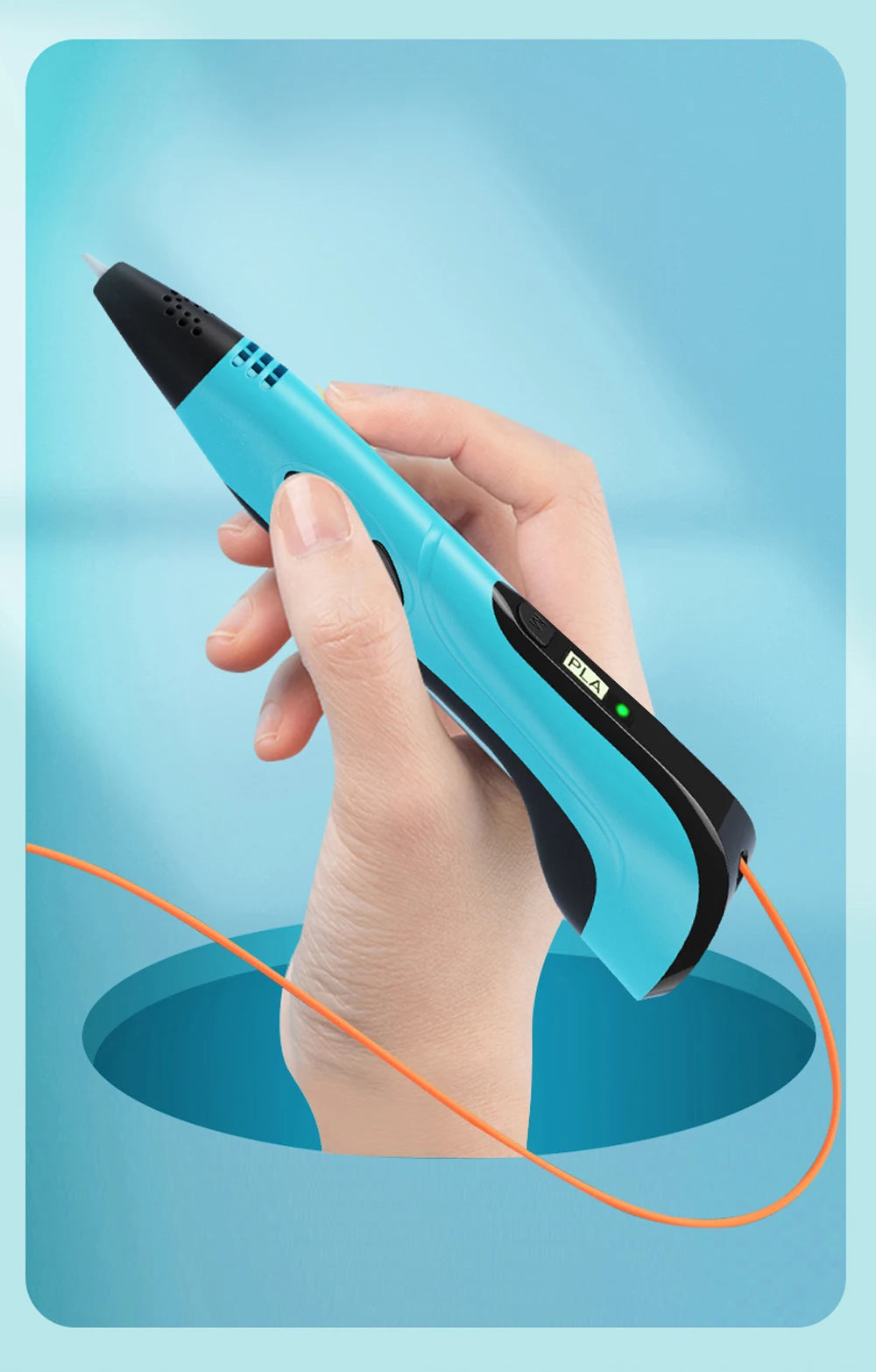 Stylo 3D avec filaments PLA