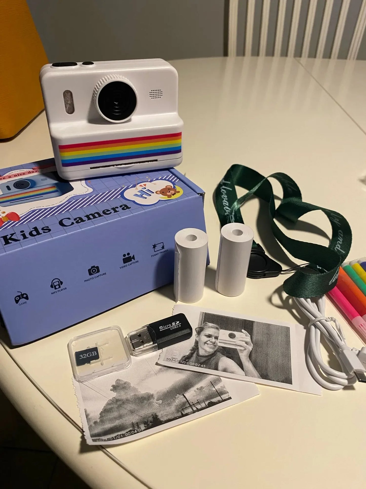 Appareil photo numérique pour enfants avec Mini imprimante Portable thermique impression instantanée PHOTO KID