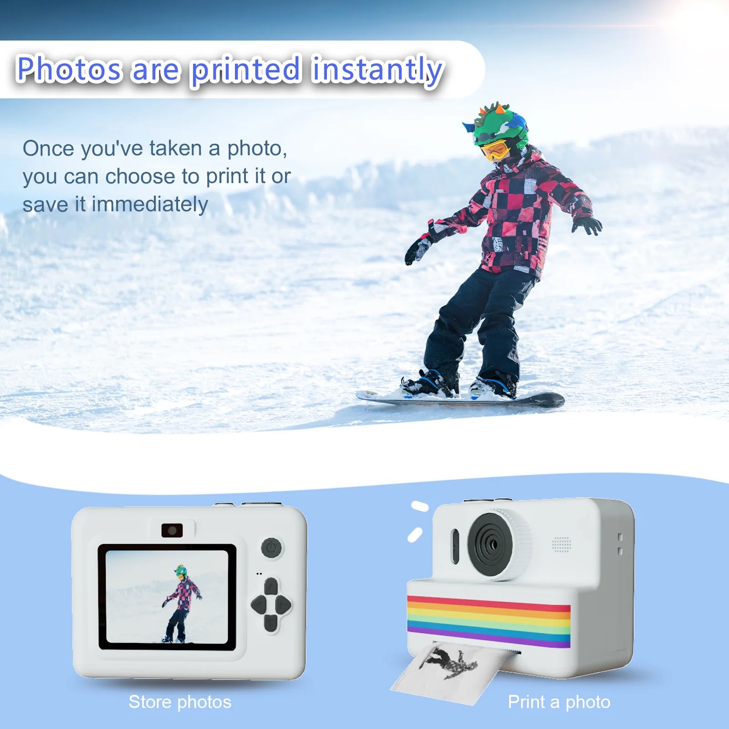 Appareil photo numérique pour enfants avec Mini imprimante Portable thermique impression instantanée PHOTO KID