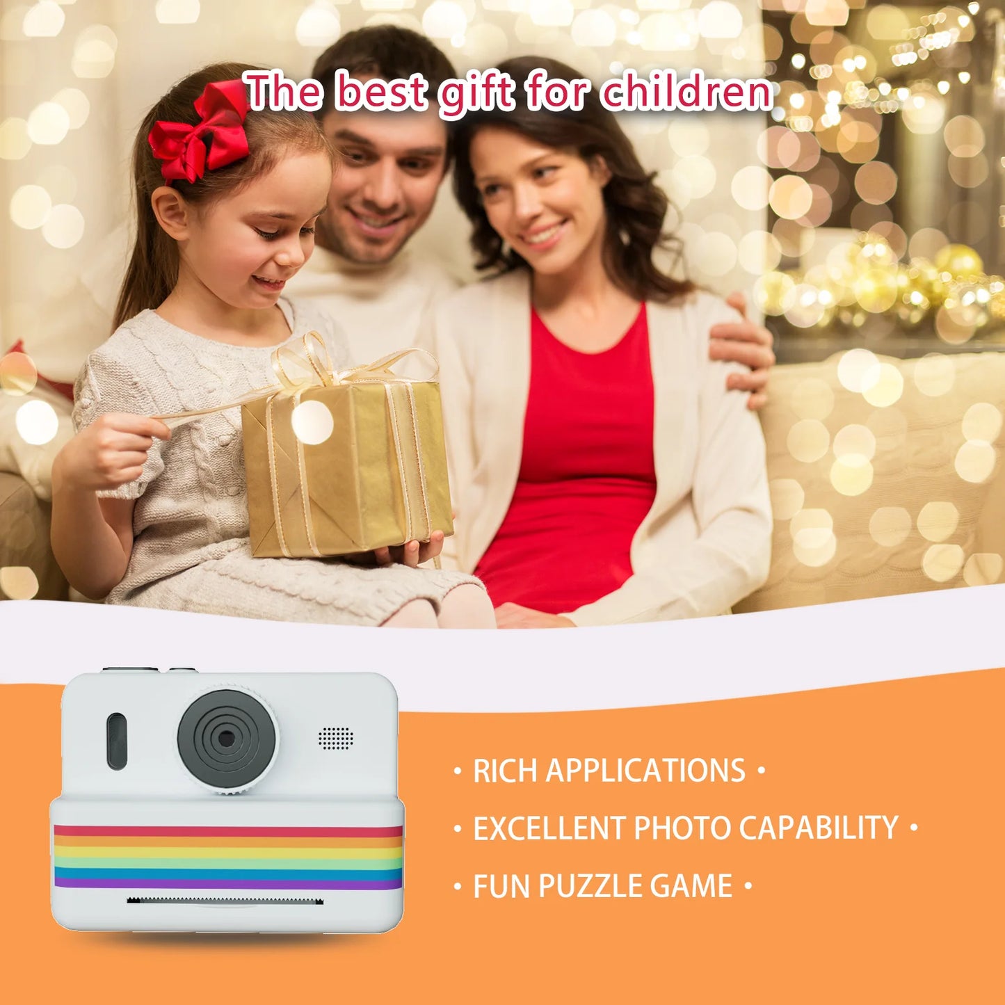 Appareil photo numérique pour enfants avec Mini imprimante Portable thermique impression instantanée PHOTO KID