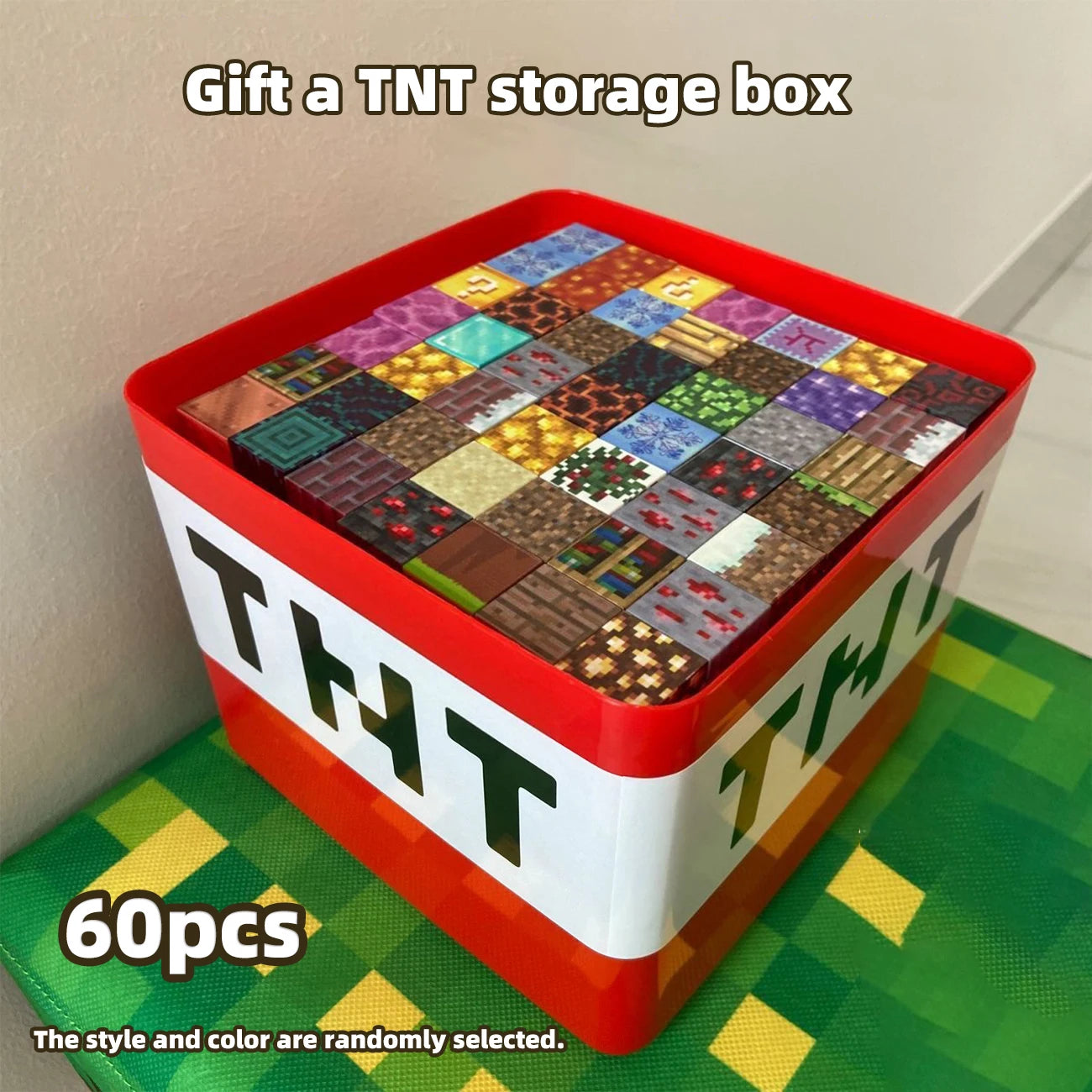 Blocs de construction magnétiques, coffret de rangement de jouets, jouets d'assemblage DIY pour enfants, blocs de construction pour jouer avec des tables