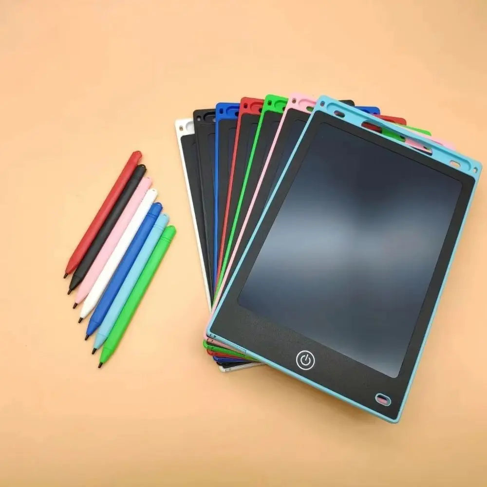 Tablette de dessin LCD Portable et réutilisable de 8.5 pouces, planche à gribouiller, écran coloré avec batterie, tablette d'écriture LCD, jouets pour tout-petits