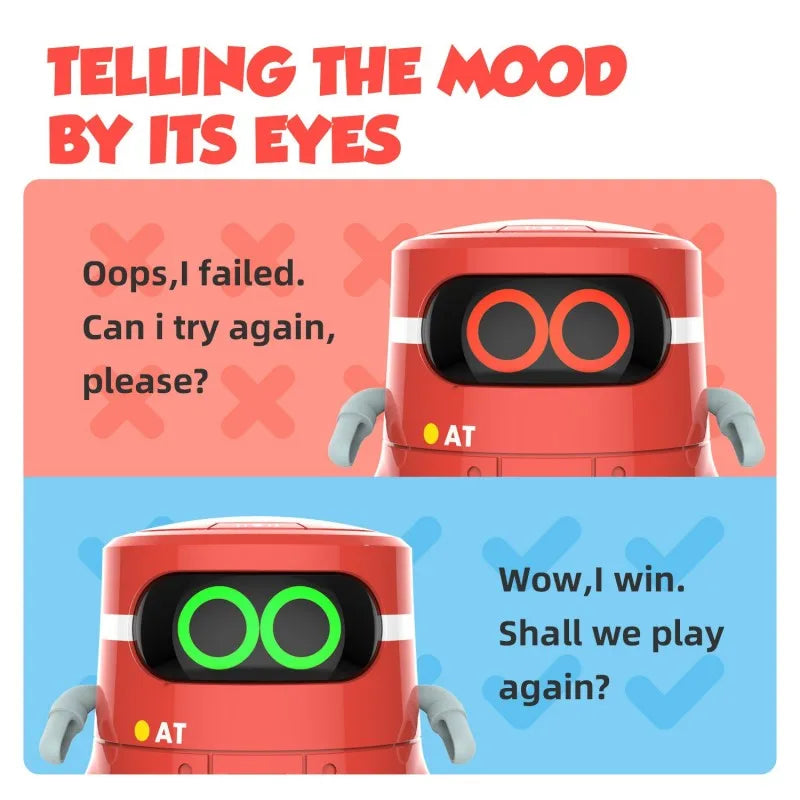 Nouveau robot interactif intelligent AI, détection tactile, message vocal, jouets électriques éducatifs pour enfants, éducation précoce
