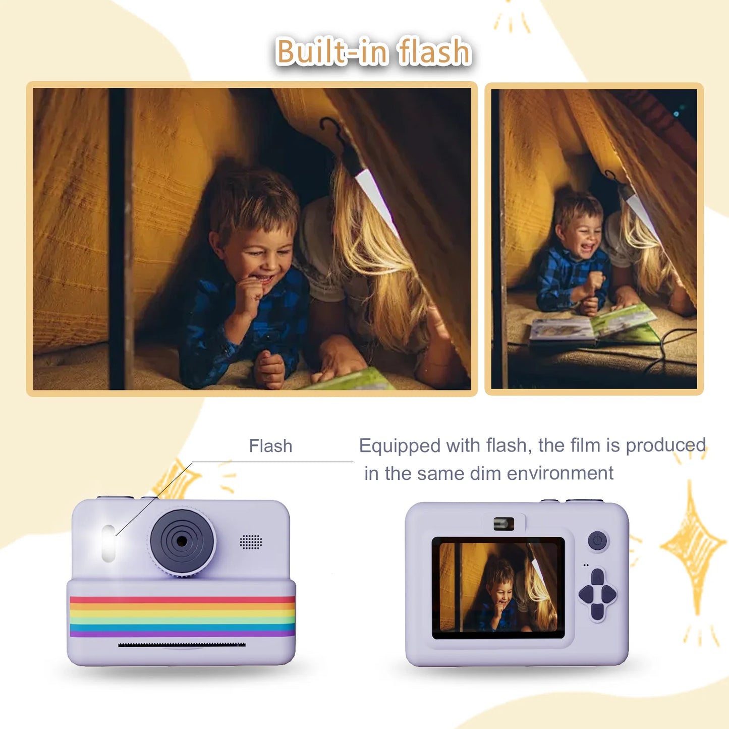 Appareil photo numérique pour enfants avec Mini imprimante Portable thermique impression instantanée PHOTO KID