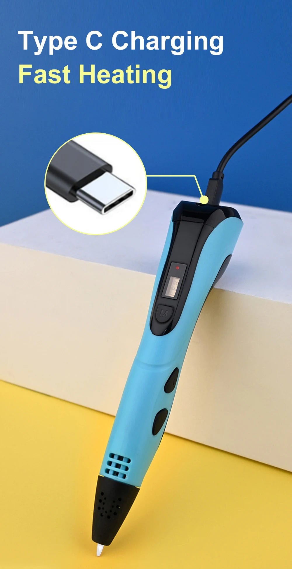 Stylo 3D avec filaments PLA