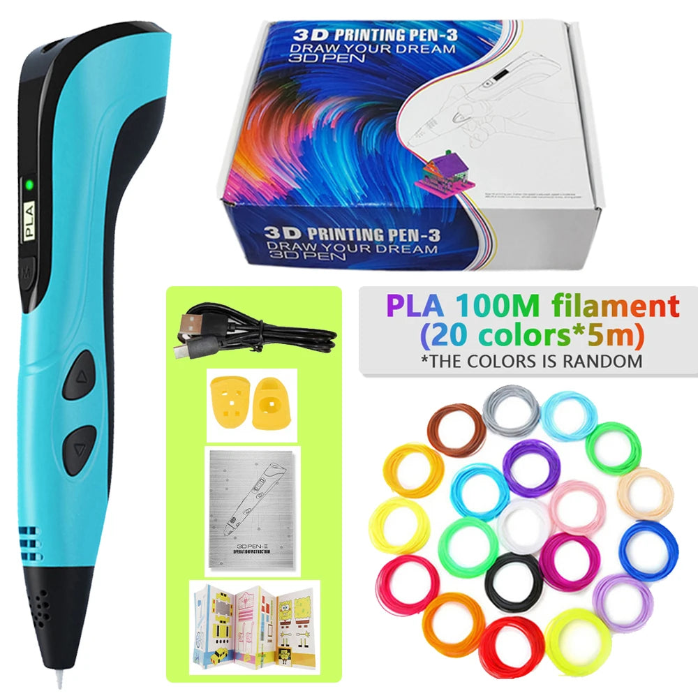 Stylo 3D avec filaments PLA