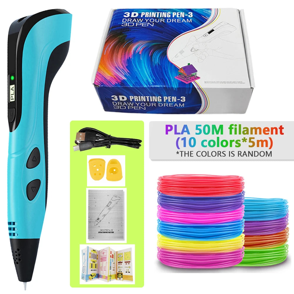 Stylo 3D avec filaments PLA