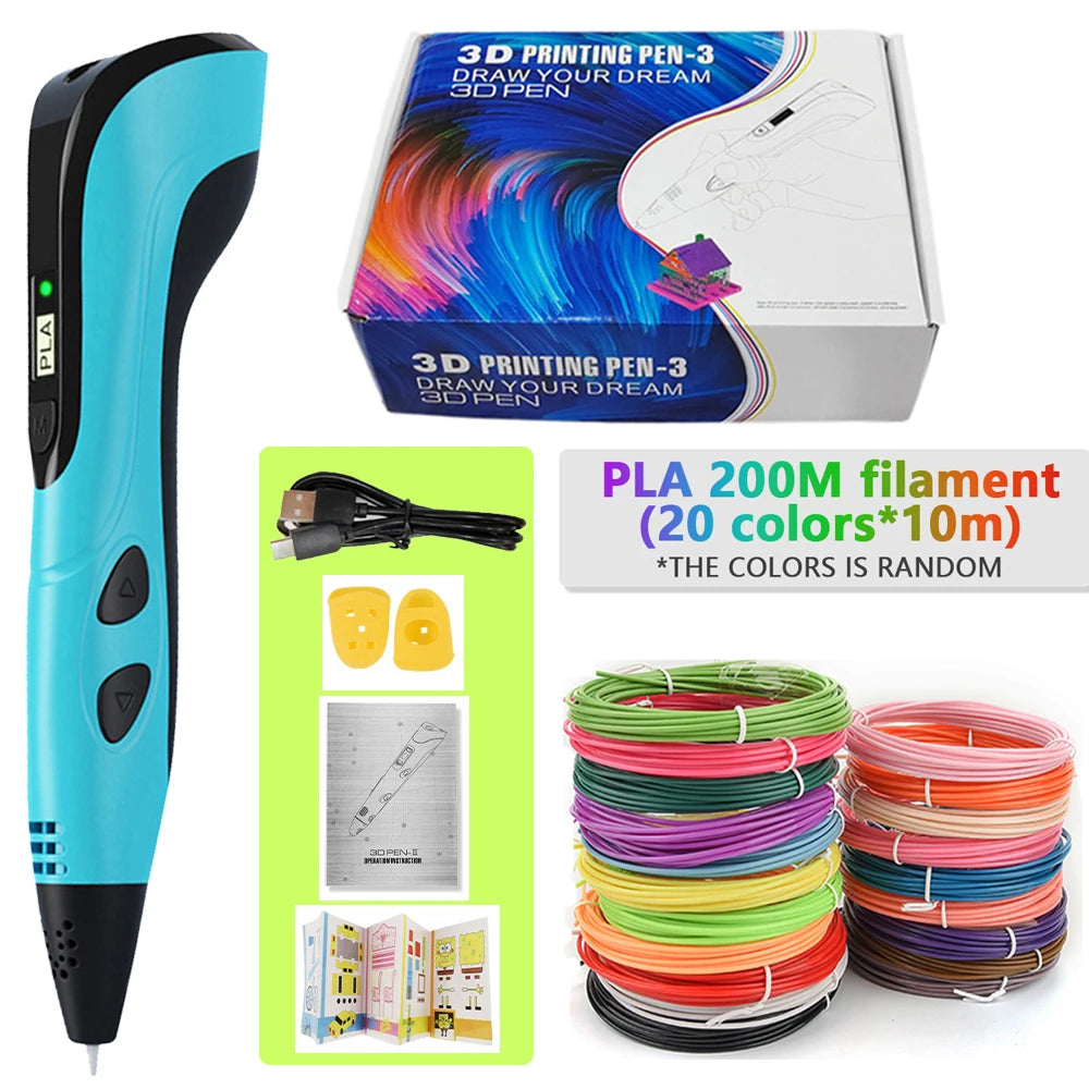 Stylo 3D avec filaments PLA