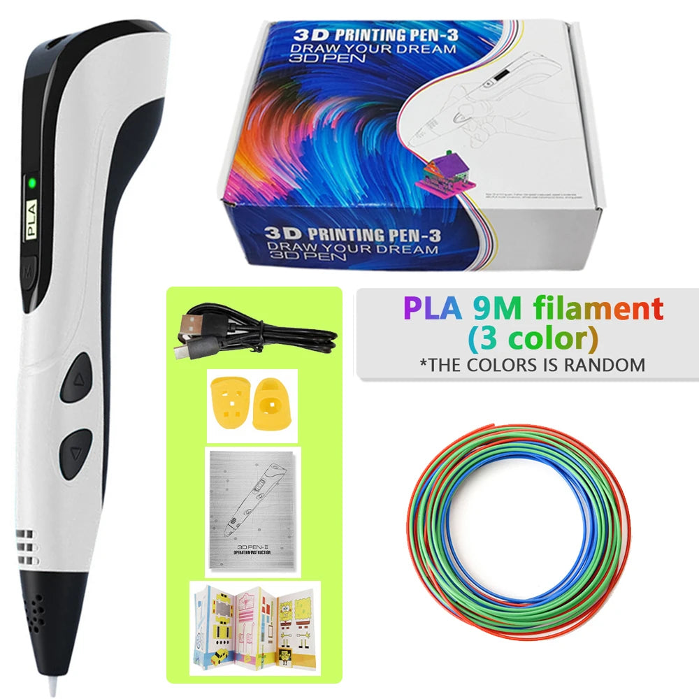 Stylo 3D avec filaments PLA