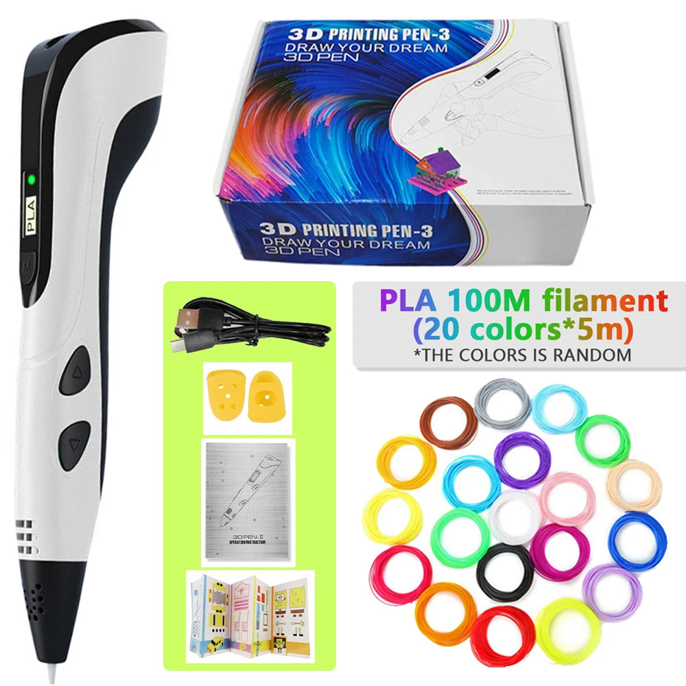 Stylo 3D avec filaments PLA
