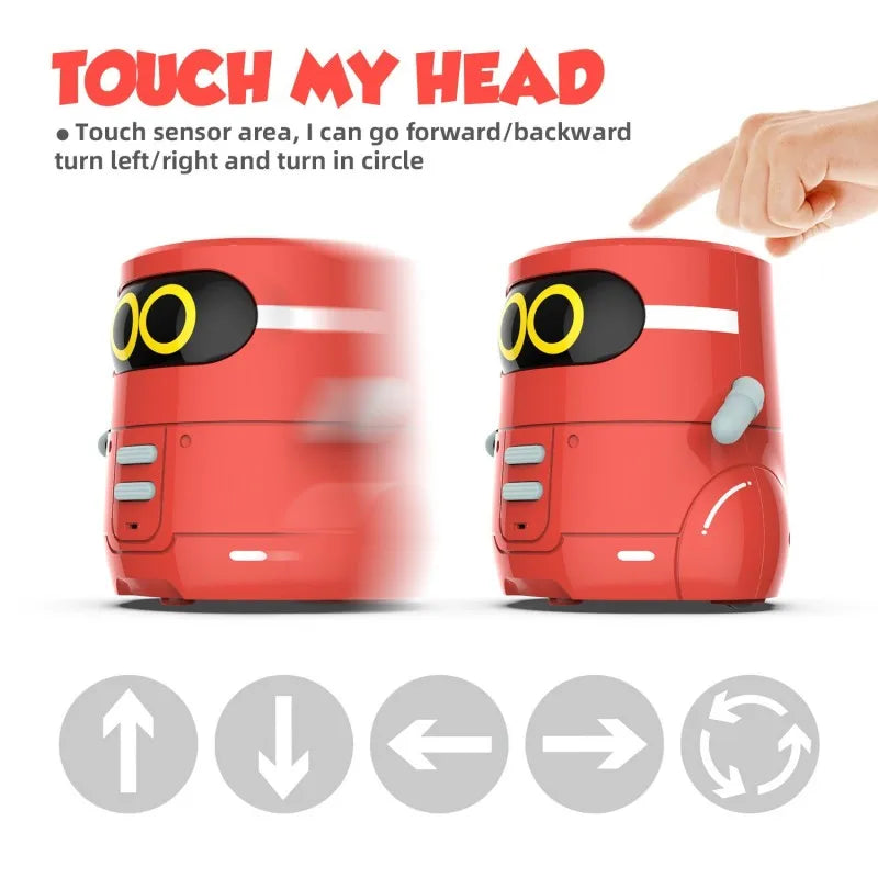 Nouveau robot interactif intelligent AI, détection tactile, message vocal, jouets électriques éducatifs pour enfants, éducation précoce