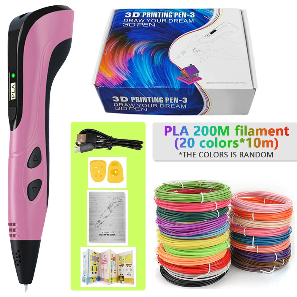 Stylo 3D avec filaments PLA