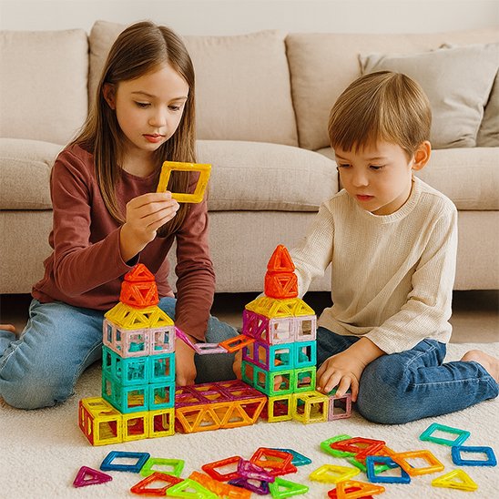 Jeu de construction magnétique