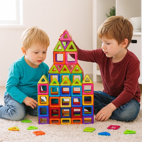 Jeu de construction magnétique